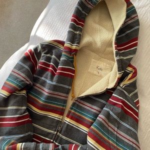 Koto Colorful Zip-up Sweater